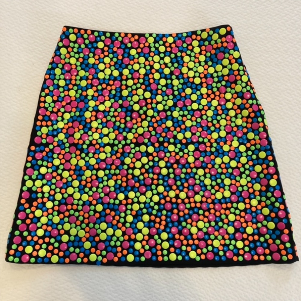 NWT: JEREMY SCOTT “Smarties Skirt,” Size 6
